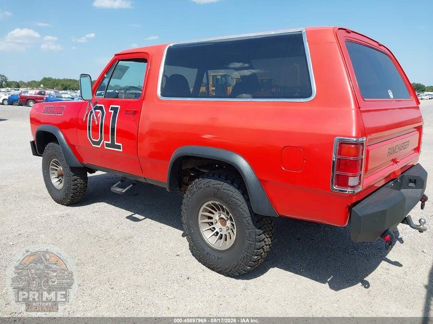 1986 DODGE RAMCHARGER AW-100 — фото 3