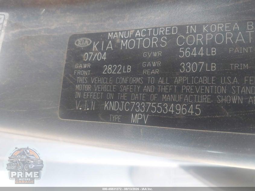 2005 KIA SORENTO EX/LX — фото 9