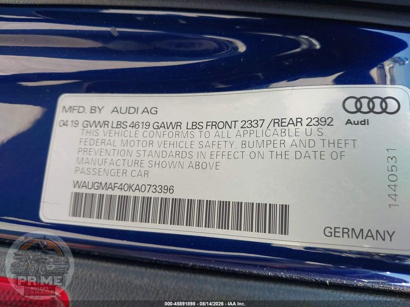 2019 AUDI A4 40 TITANIUM PREMIUM — фото 9