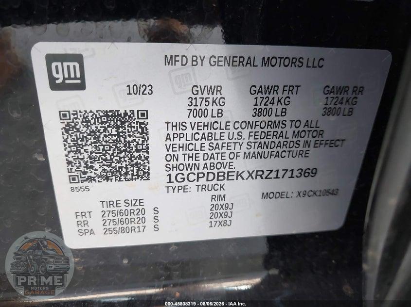 2024 CHEVROLET SILVERADO 1500 4WD  SHORT BED CUSTOM — фото 9
