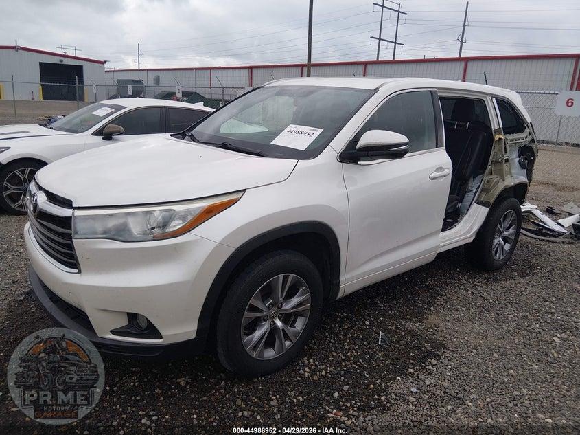 2015 TOYOTA HIGHLANDER XLE V6 — фото 2