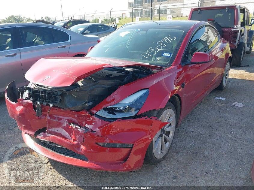 2021 TESLA MODEL 3 STANDARD RANGE PLUS REAR-WHEEL DRIVE — фото 2