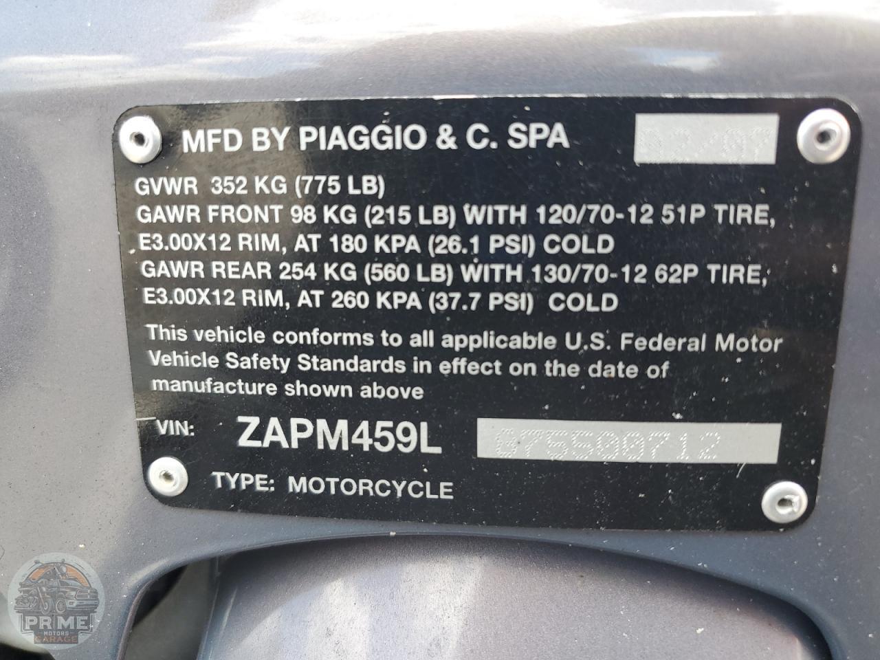 2007 VESPA GTS — фото 9