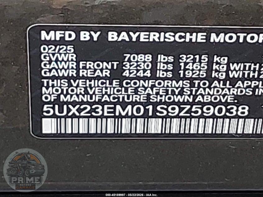 2025 BMW X7 XDRIVE40I — фото 9