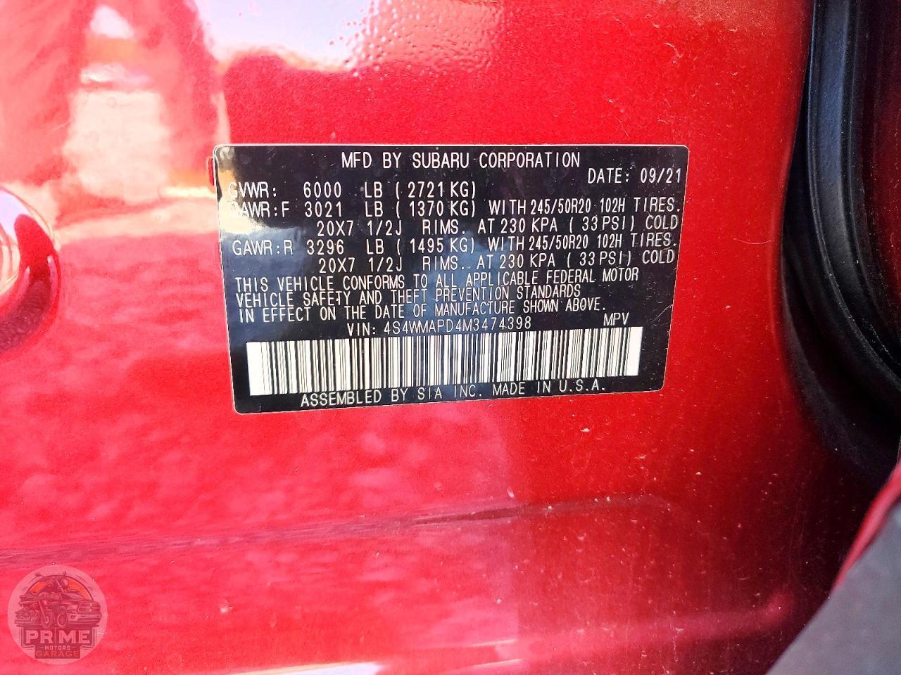 2021 SUBARU ASCENT — фото 25