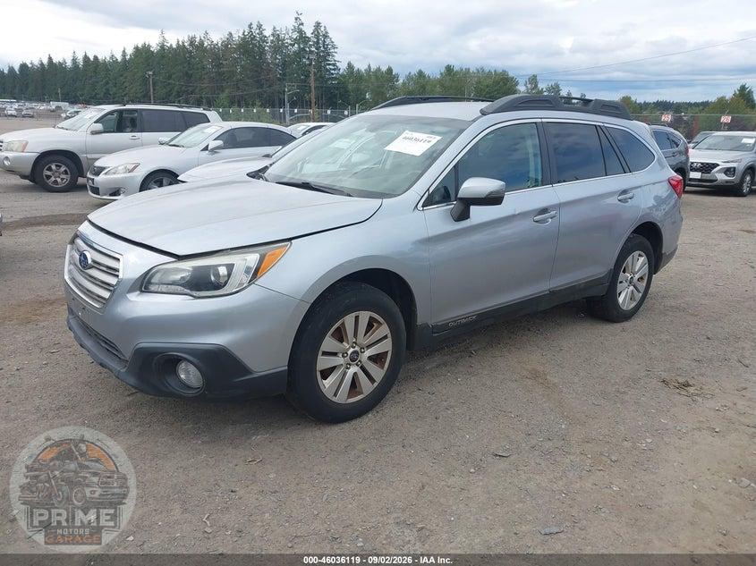 2015 SUBARU OUTBACK 2.5I PREMIUM — фото 2