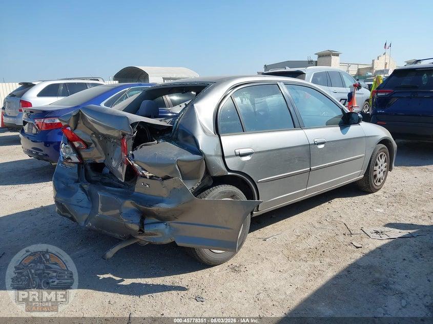 2005 HONDA CIVIC LX — фото 4