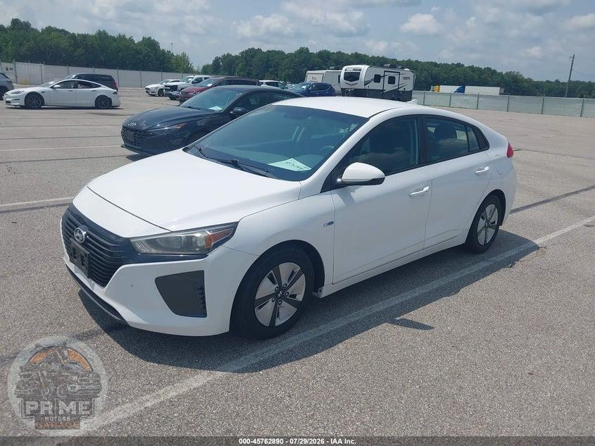 2018 HYUNDAI IONIQ HYBRID BLUE — фото 2
