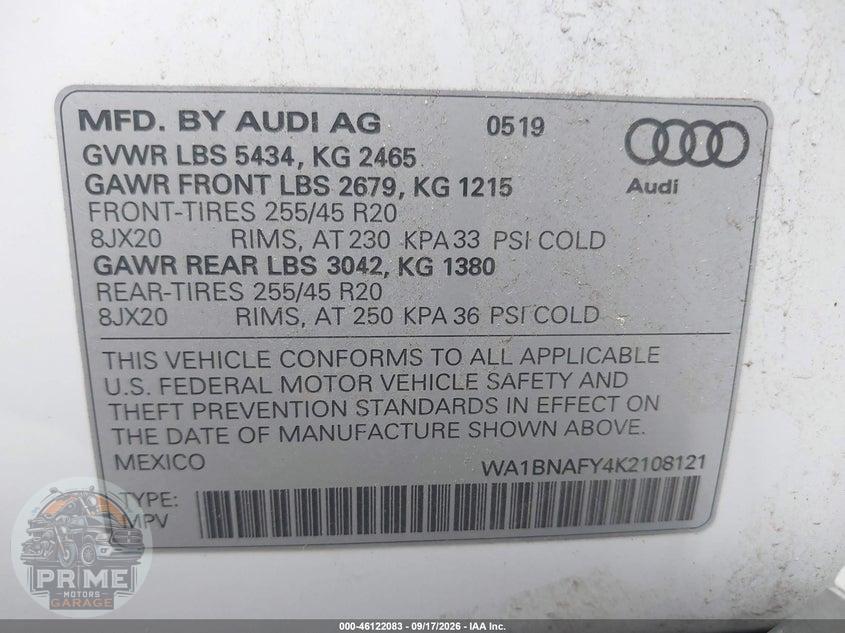 2019 AUDI Q5 45 PREMIUM — фото 9