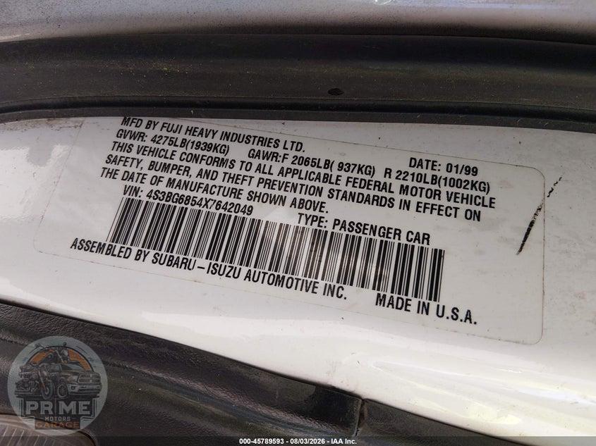 1999 SUBARU LEGACY 30TH ANN. OUTBACK LTD./OUTBACK — фото 9
