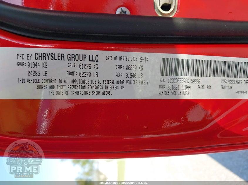 2015 DODGE DART GT — фото 9