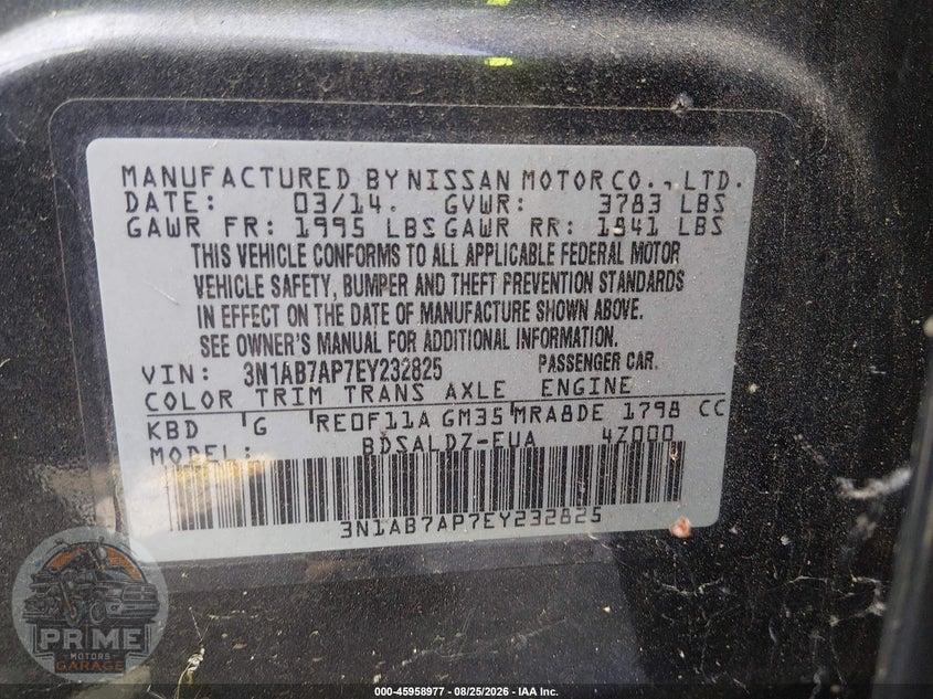 2014 NISSAN SENTRA SV — фото 9
