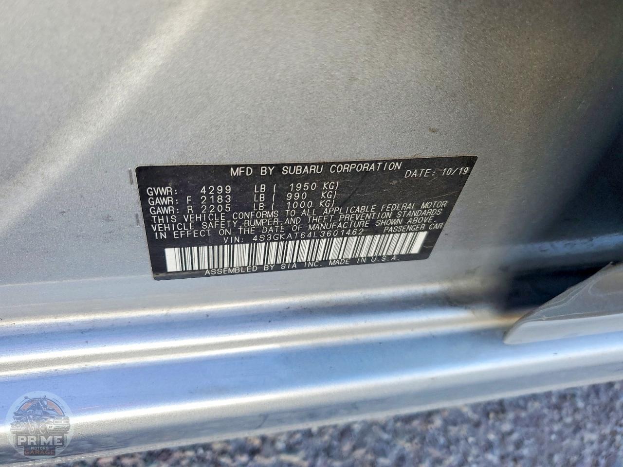 2020 SUBARU IMPREZA — фото 12