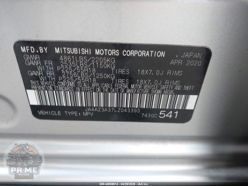 2020 MITSUBISHI OUTLANDER ES 2.4 S-AWC/LE 2.4 S-AWC/SE 2.4 S-AWC/SEL 2.4 S-AWC/SP 2.4 S-AWC — фото 9