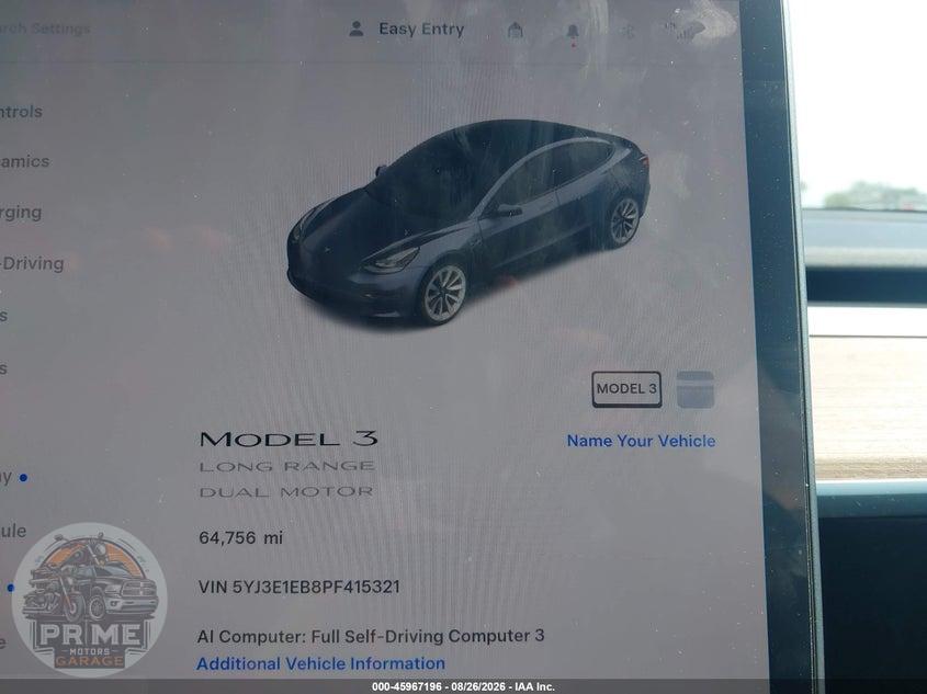 2023 TESLA MODEL 3 LONG RANGE DUAL MOTOR ALL-WHEEL DRIVE — фото 18