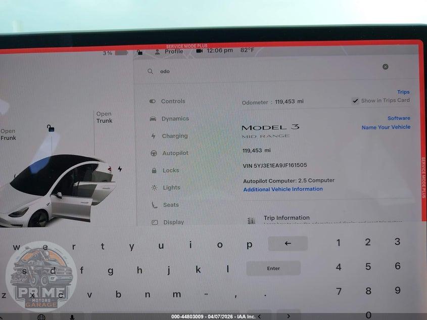 2018 TESLA MODEL 3 LONG RANGE/MID RANGE — фото 7