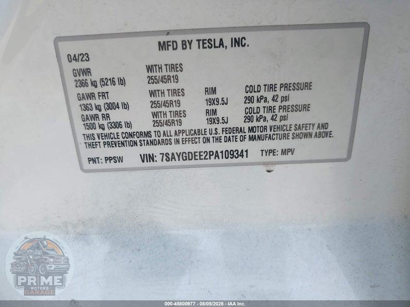 2023 TESLA MODEL Y AWD/LONG RANGE DUAL MOTOR ALL-WHEEL DRIVE — фото 9