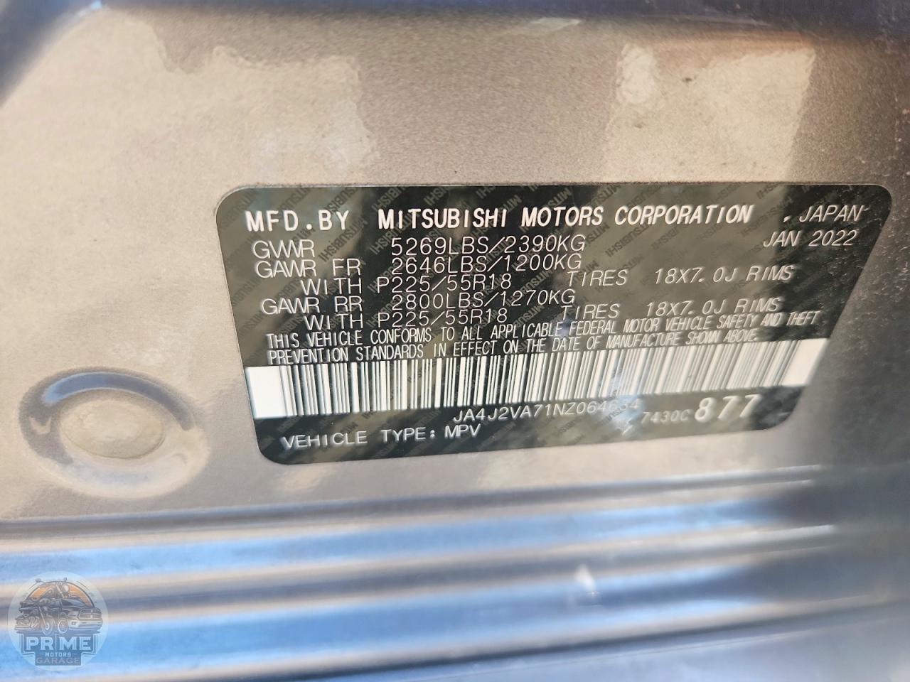 2022 MITSUBISHI OUTLANDER — фото 12