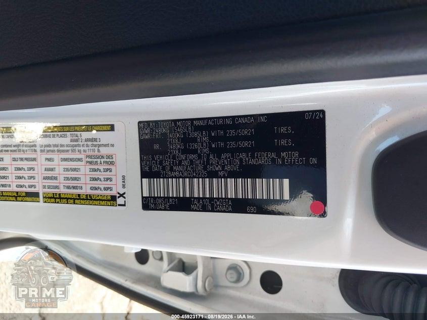 2024 LEXUS RX 350 PREMIUM PLUS — фото 9