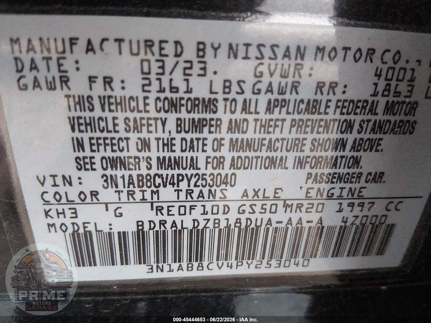 2023 NISSAN SENTRA SV XTRONIC CVT — фото 9