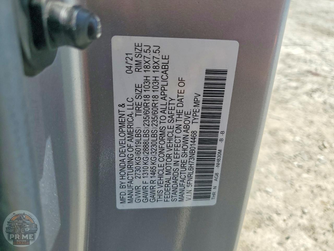 2022 HONDA ODYSSEY — фото 14