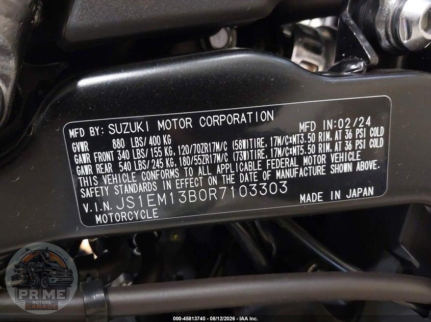 2024 SUZUKI GSX800 F — фото 10