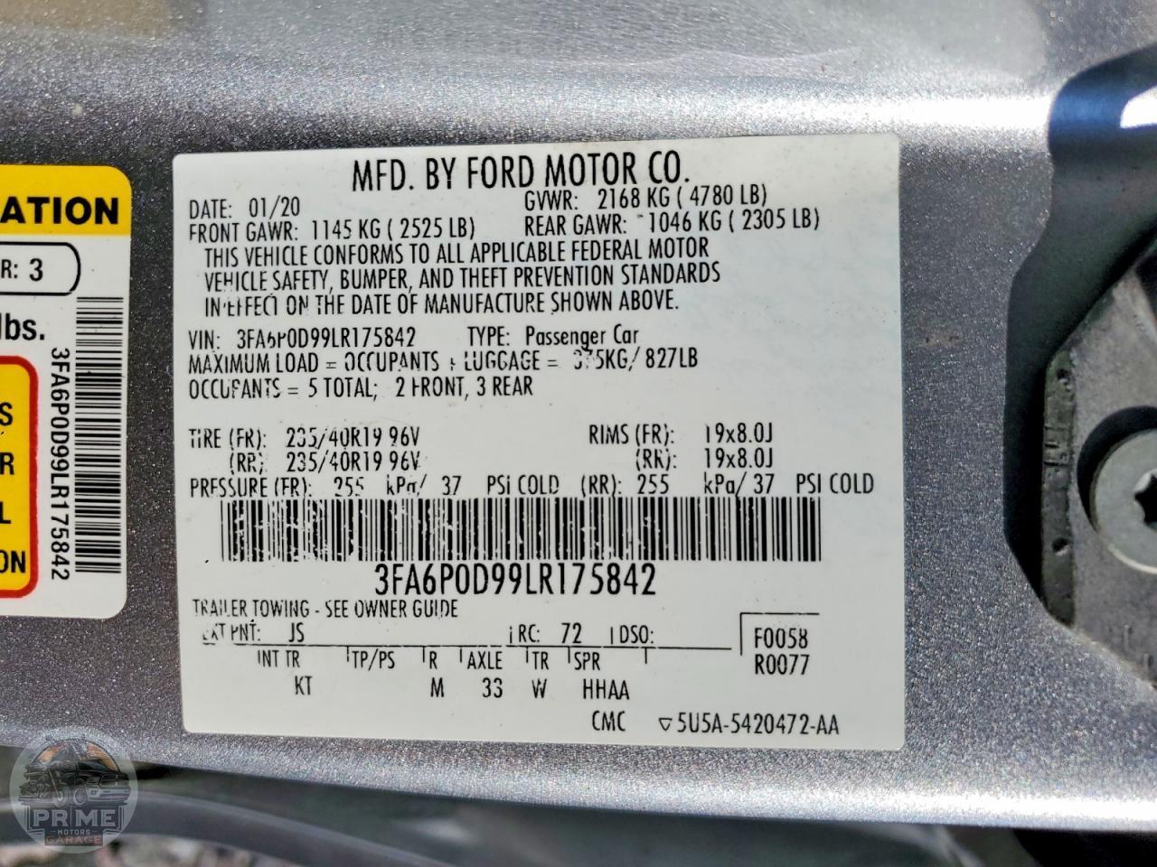 2020 FORD FUSION — фото 12
