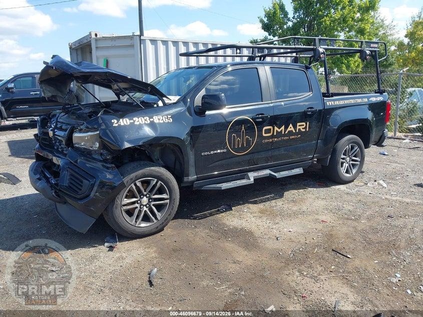 2022 CHEVROLET COLORADO 4WD  SHORT BOX WT — фото 2